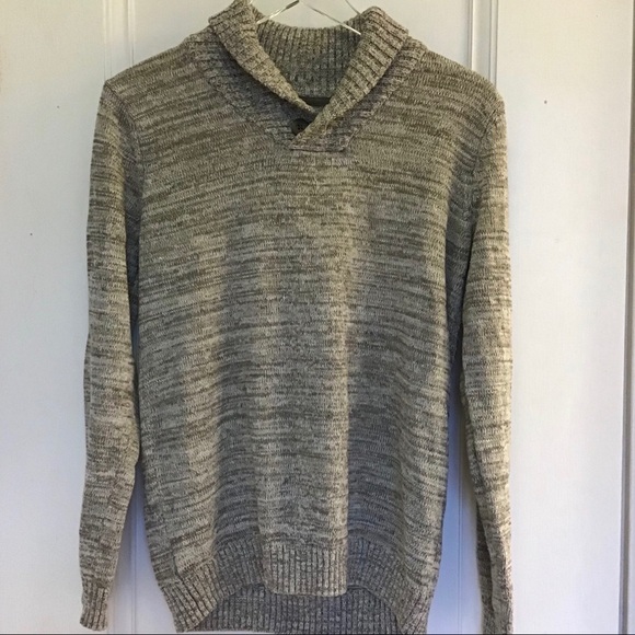 SILVERLAKE Shawl-Neck Space Dyed Sweater - Picture 4 of 8